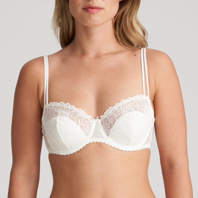 Soutien-gorge balconnet demi mousse en broderie fine - Lingerie élégante Jane