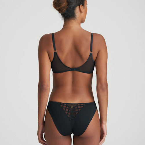 Soutien-Gorge Balconnet Couture Verticale - Marie Jo Jhana Noir, Élégance Et Confort -N°95